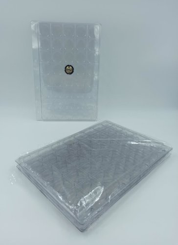 5 plaques / intercalaires en plastique pour capsules muselets 40 cases pour classeurs A4