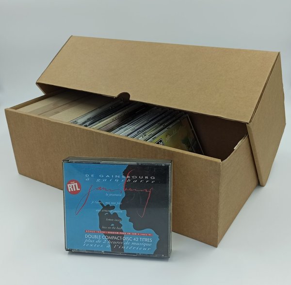 20 boites de rangement pour CD Single / 2 titres
